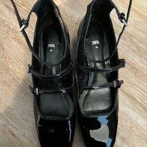 Zara block heel Mary Jane